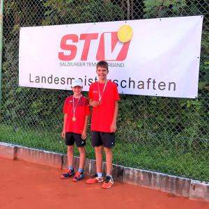 Luca Boschele ist U12-Landesmeister in Einzel und Doppel